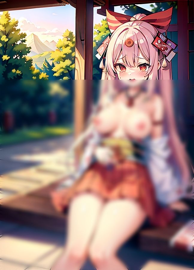 サンプル画像4:「淫乱巫女」男とやりまくってたら、神主様からお説教されお札が貼られた..」(修羅場) [d_438845]