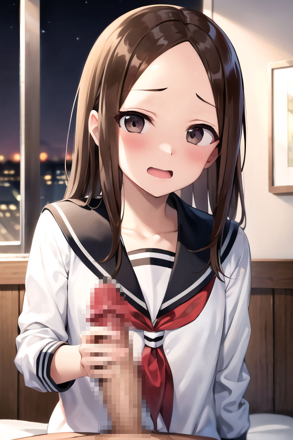 サンプル画像2:あのヒロインを寝取り種付けSEX〜高木さん編〜(かしんこじ) [d_438849]