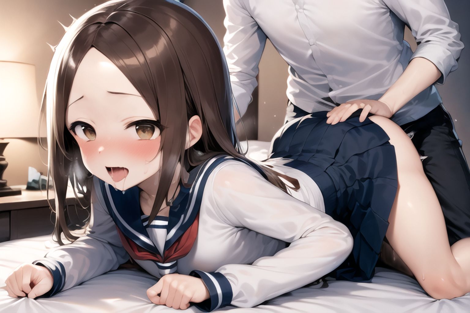 サンプル画像4:あのヒロインを寝取り種付けSEX〜高木さん編〜(かしんこじ) [d_438849]