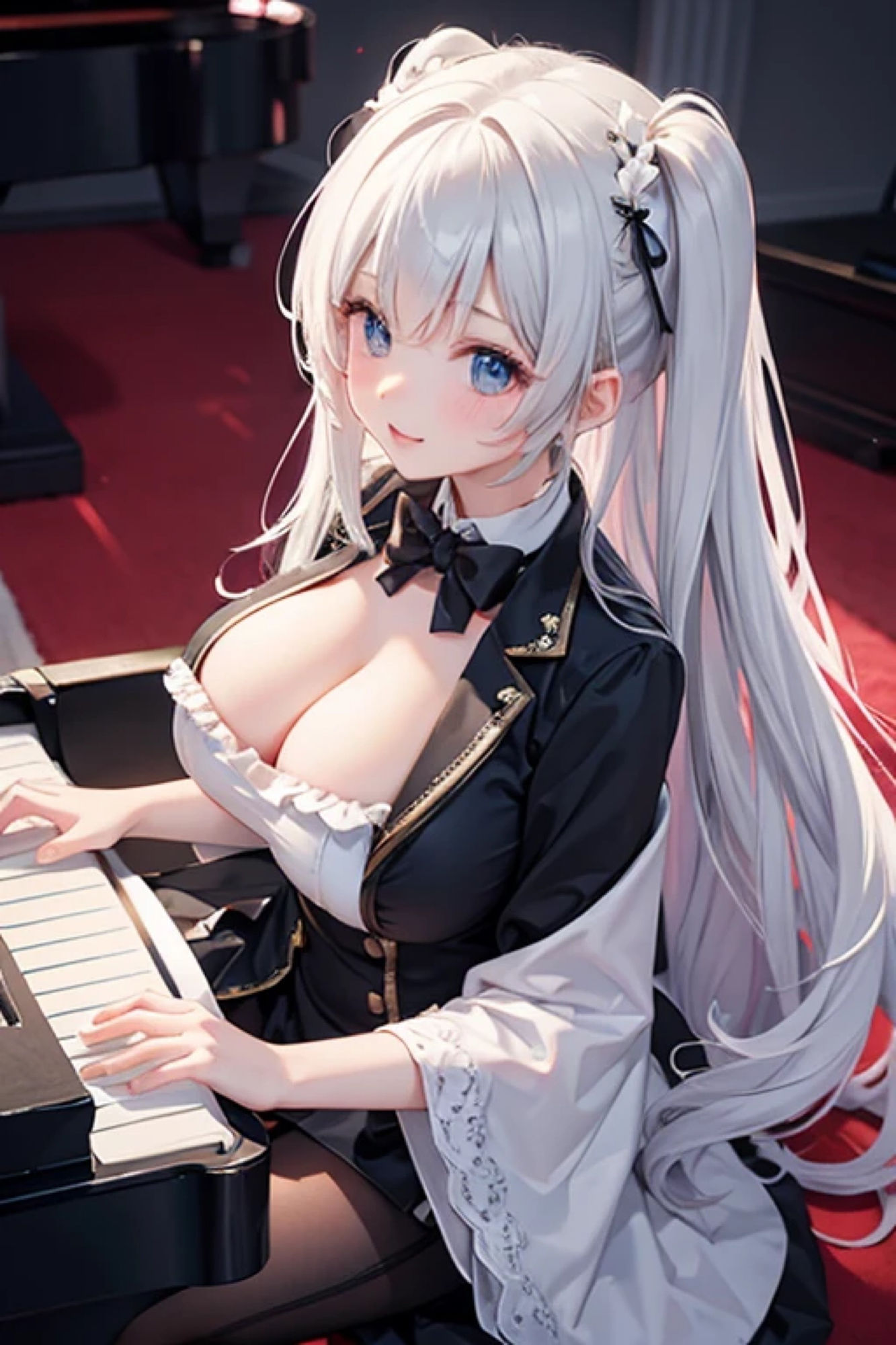 サンプル画像2:かわいいピアニストのアレやコレ(rweb324) [d_438923]