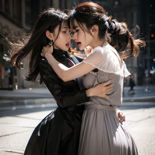 サンプル画像5:精細 美女ファイトクラブキャットファイトAI動画 Catfight5(CFAIC) [d_438946]