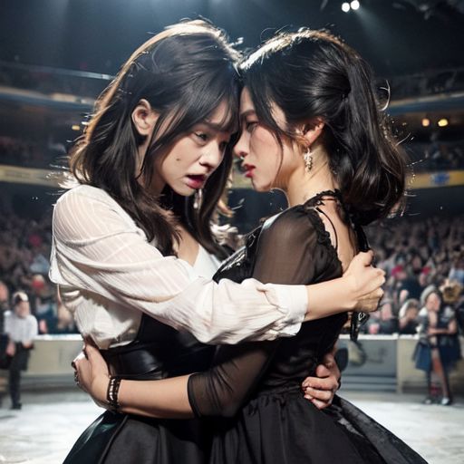 サンプル画像6:精細 美女ファイトクラブキャットファイトAI動画 Catfight5(CFAIC) [d_438946]