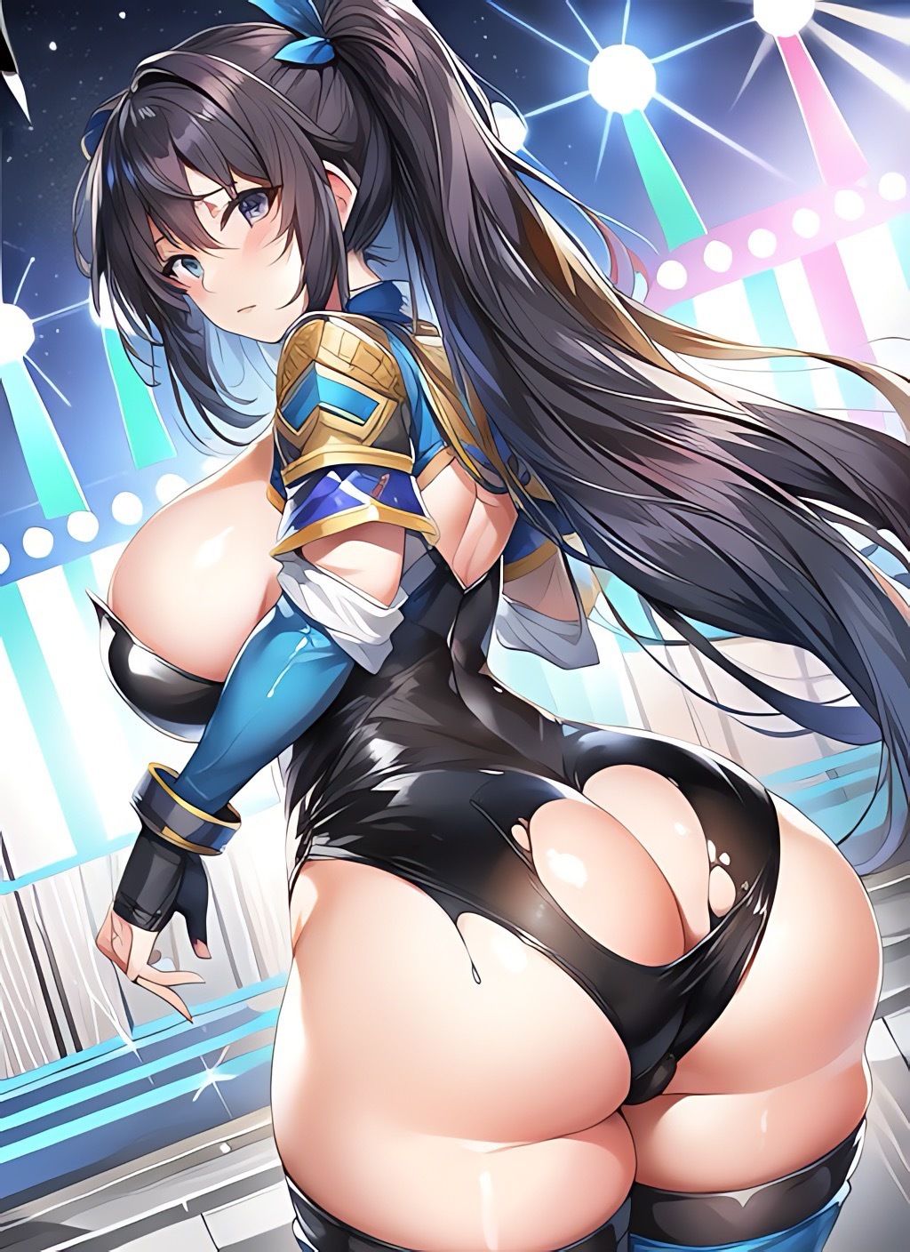 サンプル画像3:レオタード尻破れ(naoji22222) [d_438996]