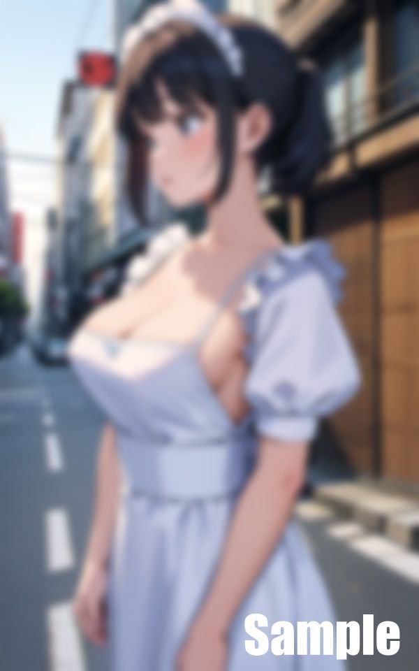 サンプル画像1:野良メイド(なぶせ) [d_439009]