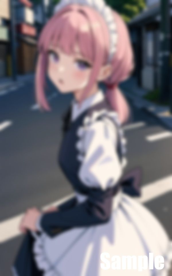 サンプル画像2:野良メイド(なぶせ) [d_439009]