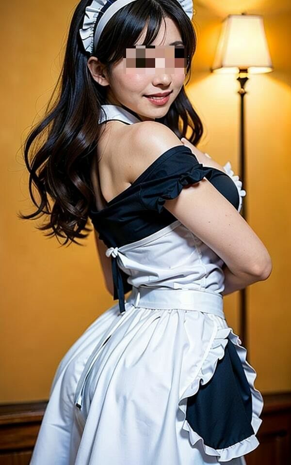 サンプル画像1:スレンダー美人奥様42歳のお仕事に密着！！！コスプレ好きな家主に仕えて・・ってそんなことまでしているの・・・！？(Ayu) [d_439056]