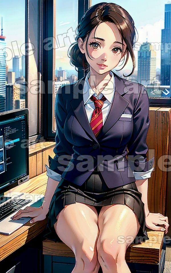 サンプル画像2:OL新人研修スペシャル！美人ばかり採用する企業の研修担当で残業になり・・・(ぷにぷに研究所) [d_439072]