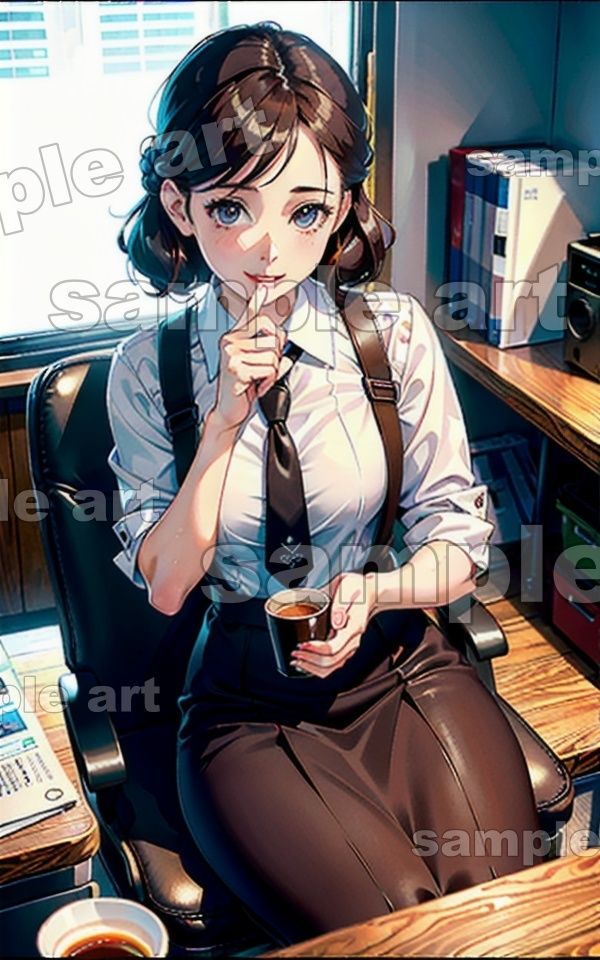 サンプル画像6:OL新人研修スペシャル！美人ばかり採用する企業の研修担当で残業になり・・・(ぷにぷに研究所) [d_439072]