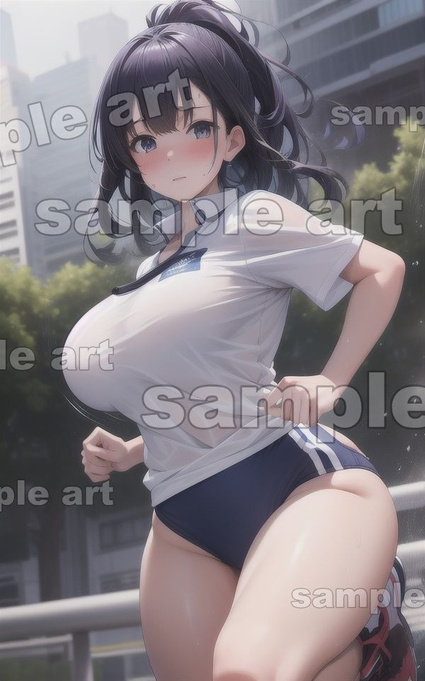 サンプル画像1:巨乳運動会〜巨乳の童顔えちえち女子が運動でおっぱいを揺らす特集〜(胸の谷のナウシカ) [d_439075]