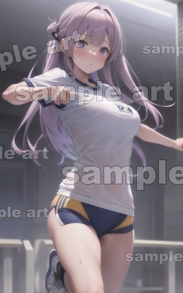 サンプル画像3:巨乳運動会〜巨乳の童顔えちえち女子が運動でおっぱいを揺らす特集〜(胸の谷のナウシカ) [d_439075]