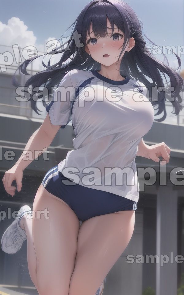 サンプル画像4:巨乳運動会〜巨乳の童顔えちえち女子が運動でおっぱいを揺らす特集〜(胸の谷のナウシカ) [d_439075]