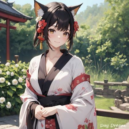 サンプル画像1:猫耳きものがーる(Day Dream) [d_439123]