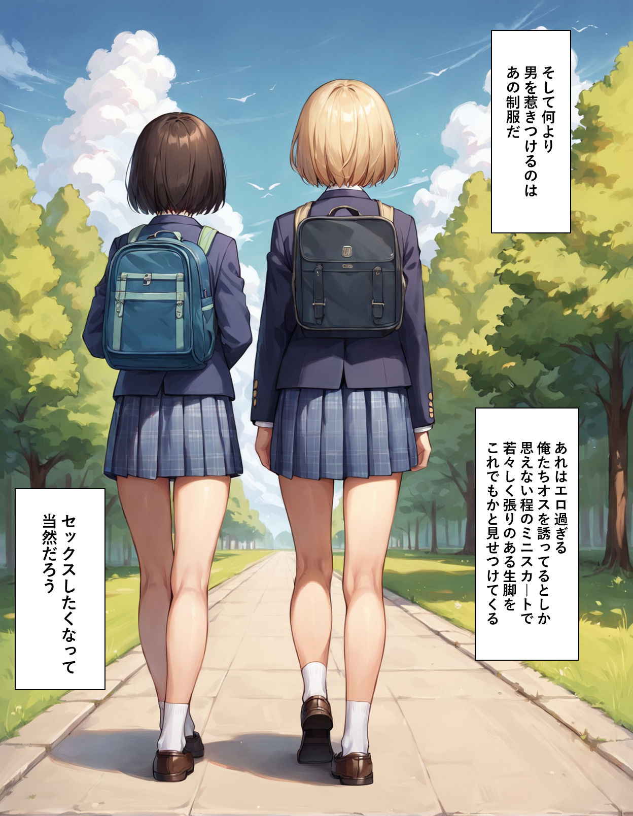 サンプル画像3:JKとヤりたすぎてもう我慢の限界でした(とろうまクリーム) [d_439162]
