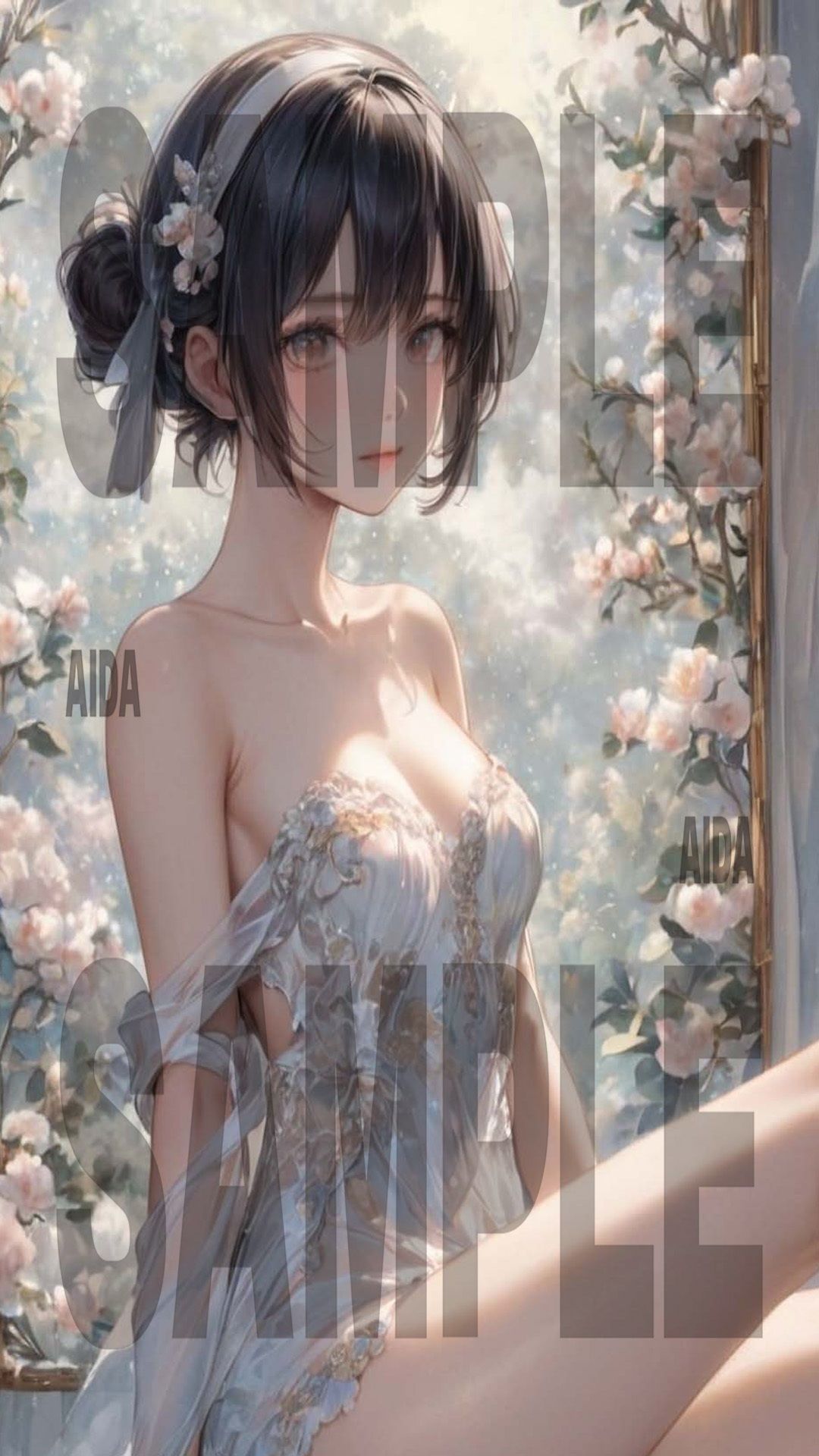 サンプル画像1:感動 AIアート 美女 絵画集 雅 vol 1(AIDA) [d_439233]