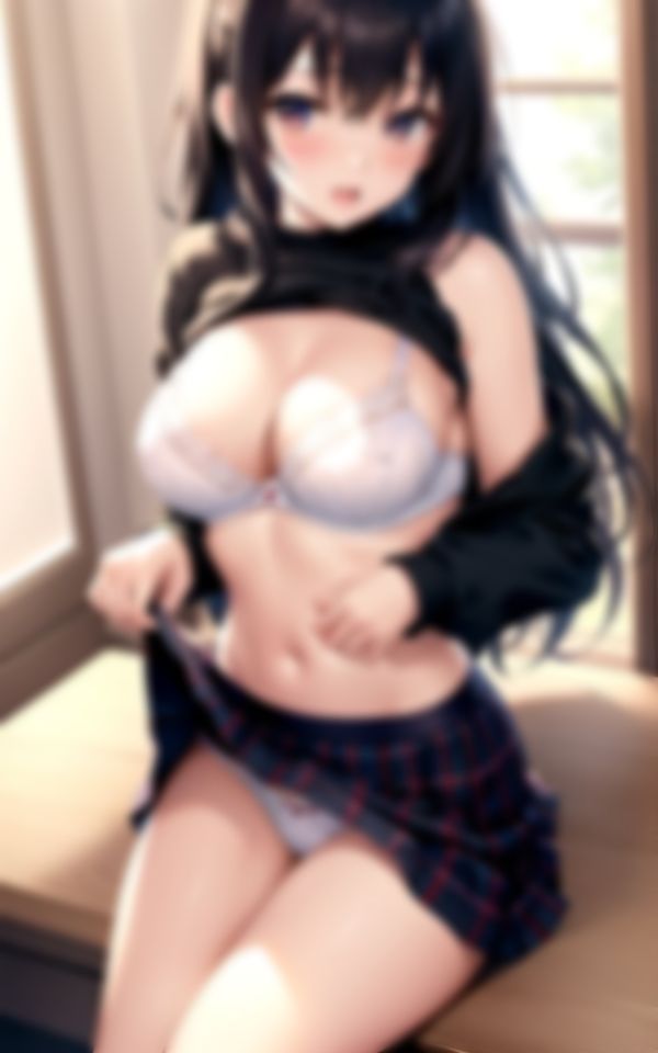 サンプル画像1:淫らな巨乳ビッチが下着を魅せてエチエチな挑発(AIファンタスティック) [d_439234]