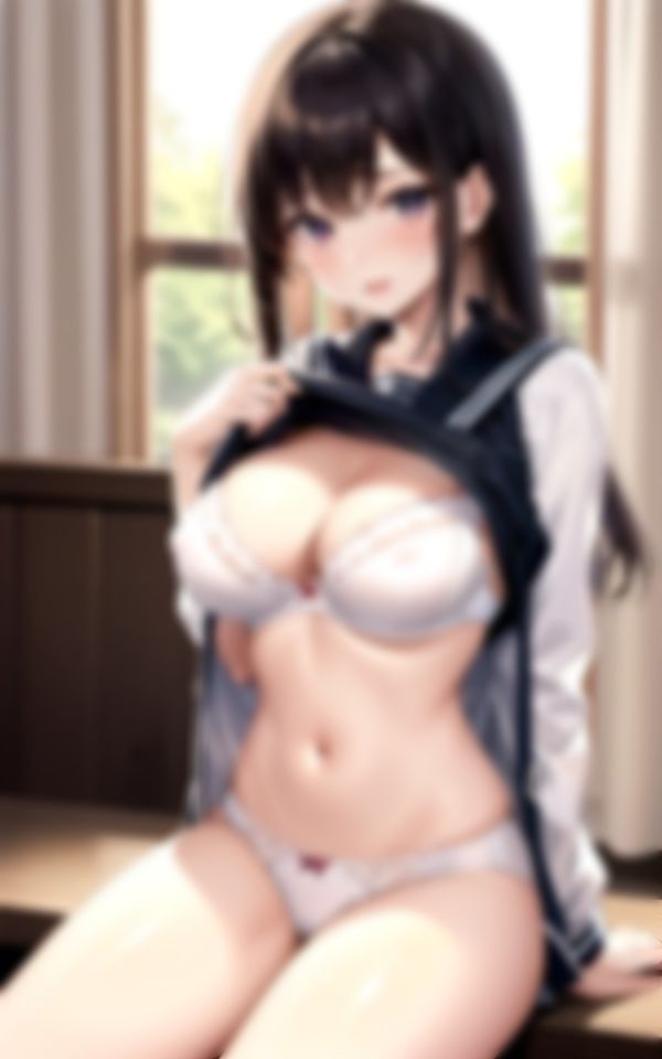 サンプル画像4:淫らな巨乳ビッチが下着を魅せてエチエチな挑発(AIファンタスティック) [d_439234]