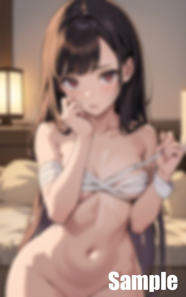 サンプル画像3:手負いの包帯少女(なる) [d_439354]