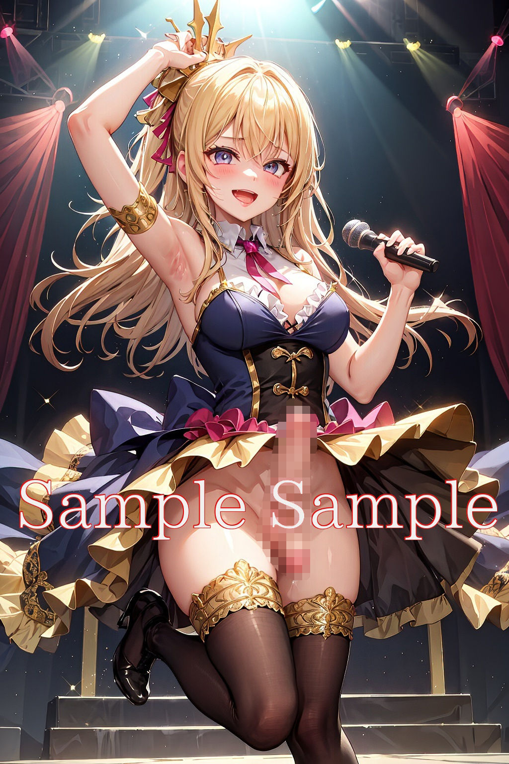 サンプル画像3:ふたなり地下アイドル(味噌ごぼう) [d_439362]