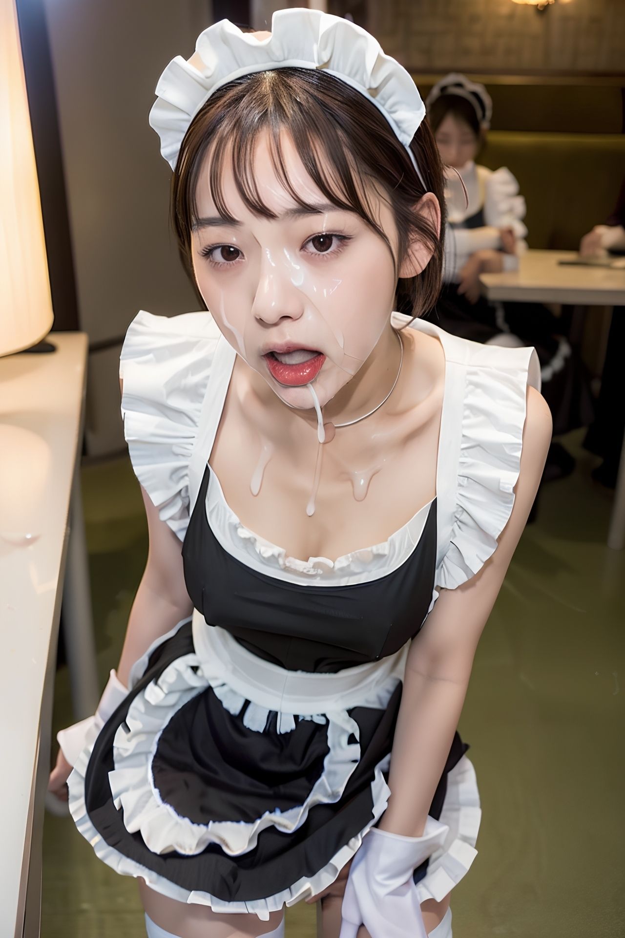 サンプル画像2:メイドカフェ店員に いきなり！ぶっかけ 290p(SakuraBooks) [d_439380]