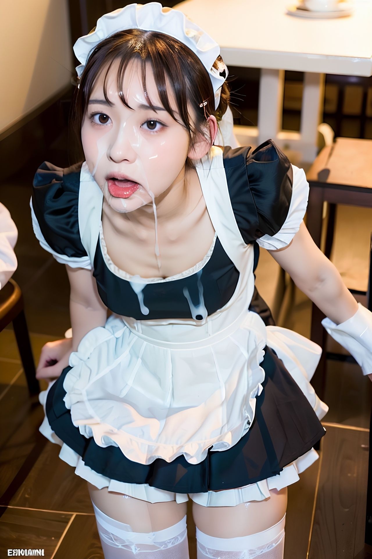 サンプル画像6:メイドカフェ店員に いきなり！ぶっかけ 290p(SakuraBooks) [d_439380]