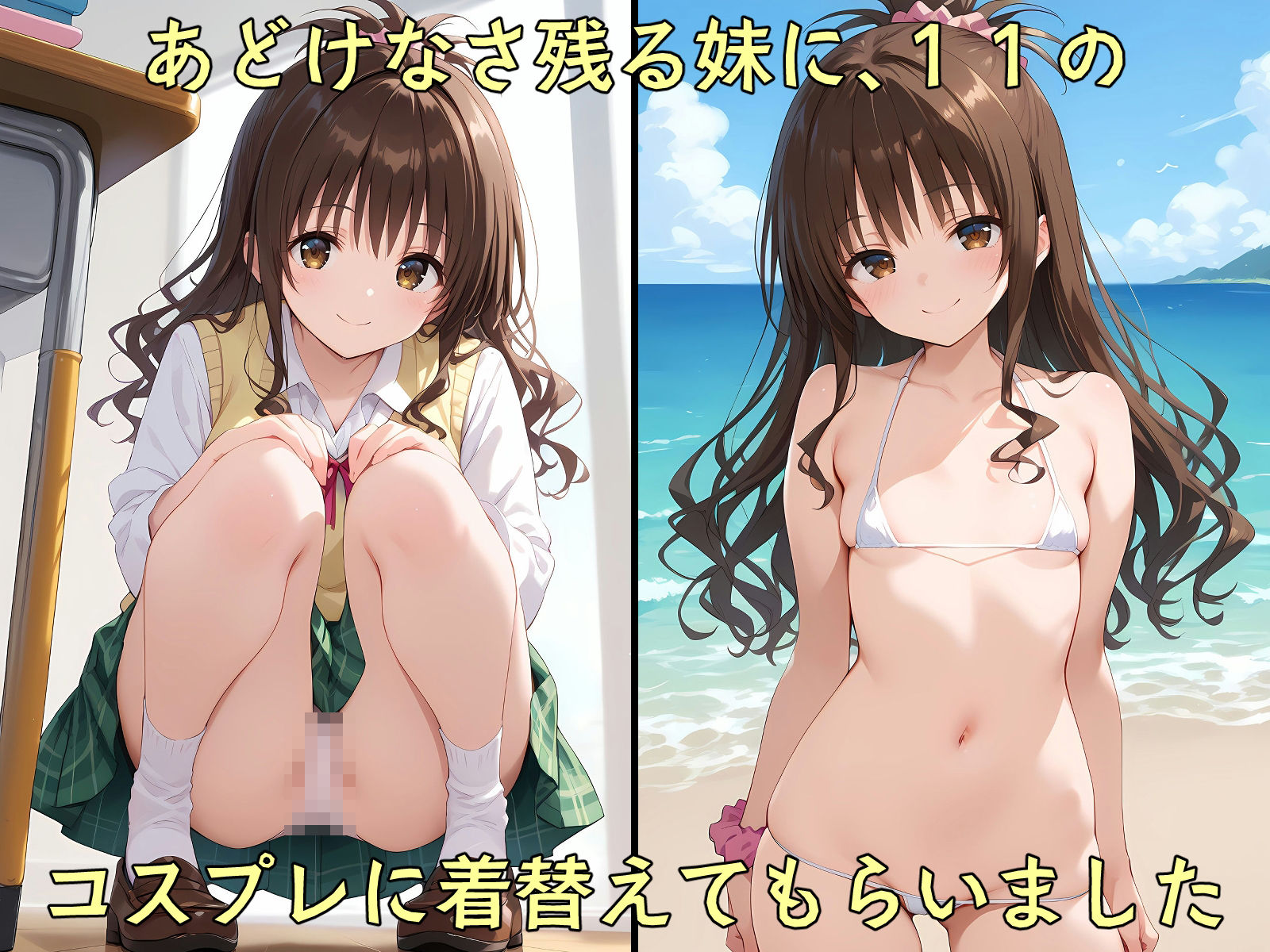 サンプル画像1:結〇美柑と11種類のコスプレえっち(TOSHIKIX) [d_439401]