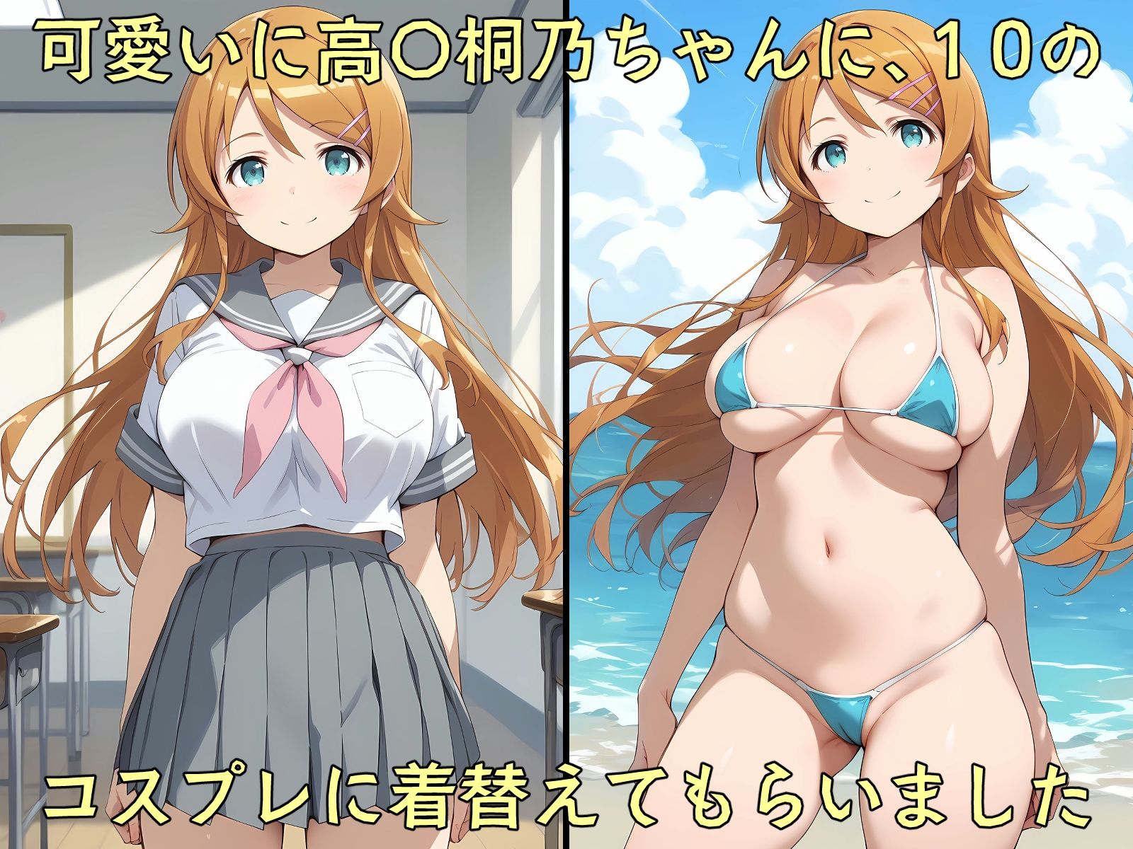 サンプル画像1:高〇桐乃と10種類のコスプレえっち(TOSHIKIX) [d_439403]