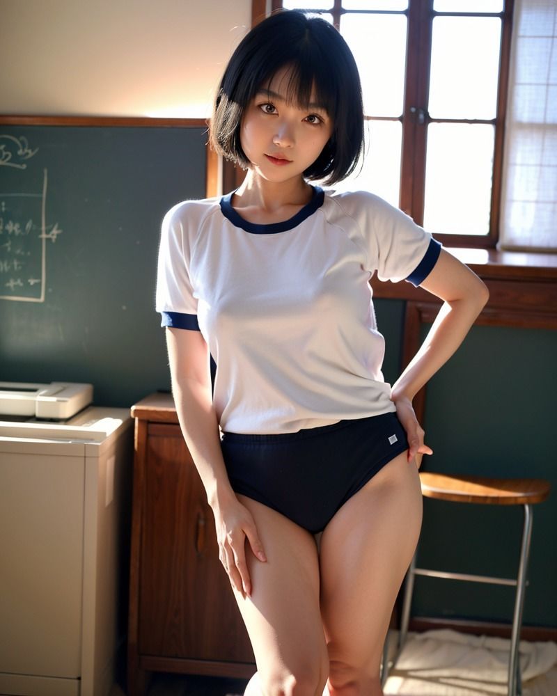 サンプル画像1:ブルマとおっぱい 実写系AI超リアルCG集（148枚）(kohane@AI girl) [d_439418]