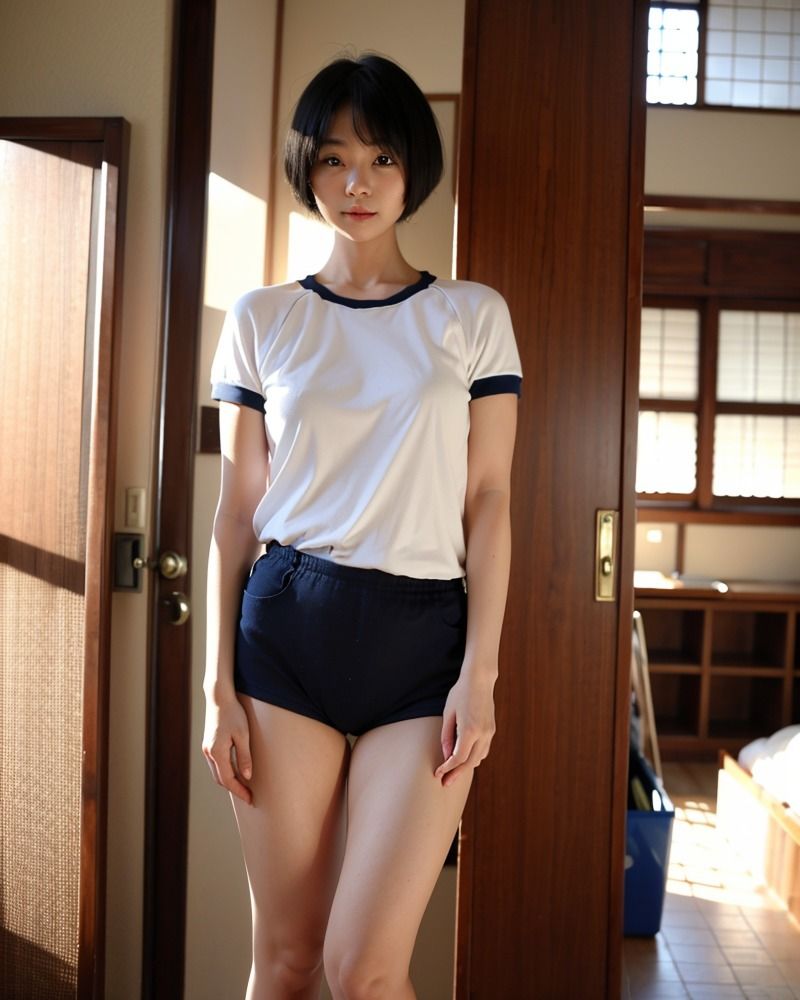 サンプル画像5:ブルマとおっぱい 実写系AI超リアルCG集（148枚）(kohane@AI girl) [d_439418]