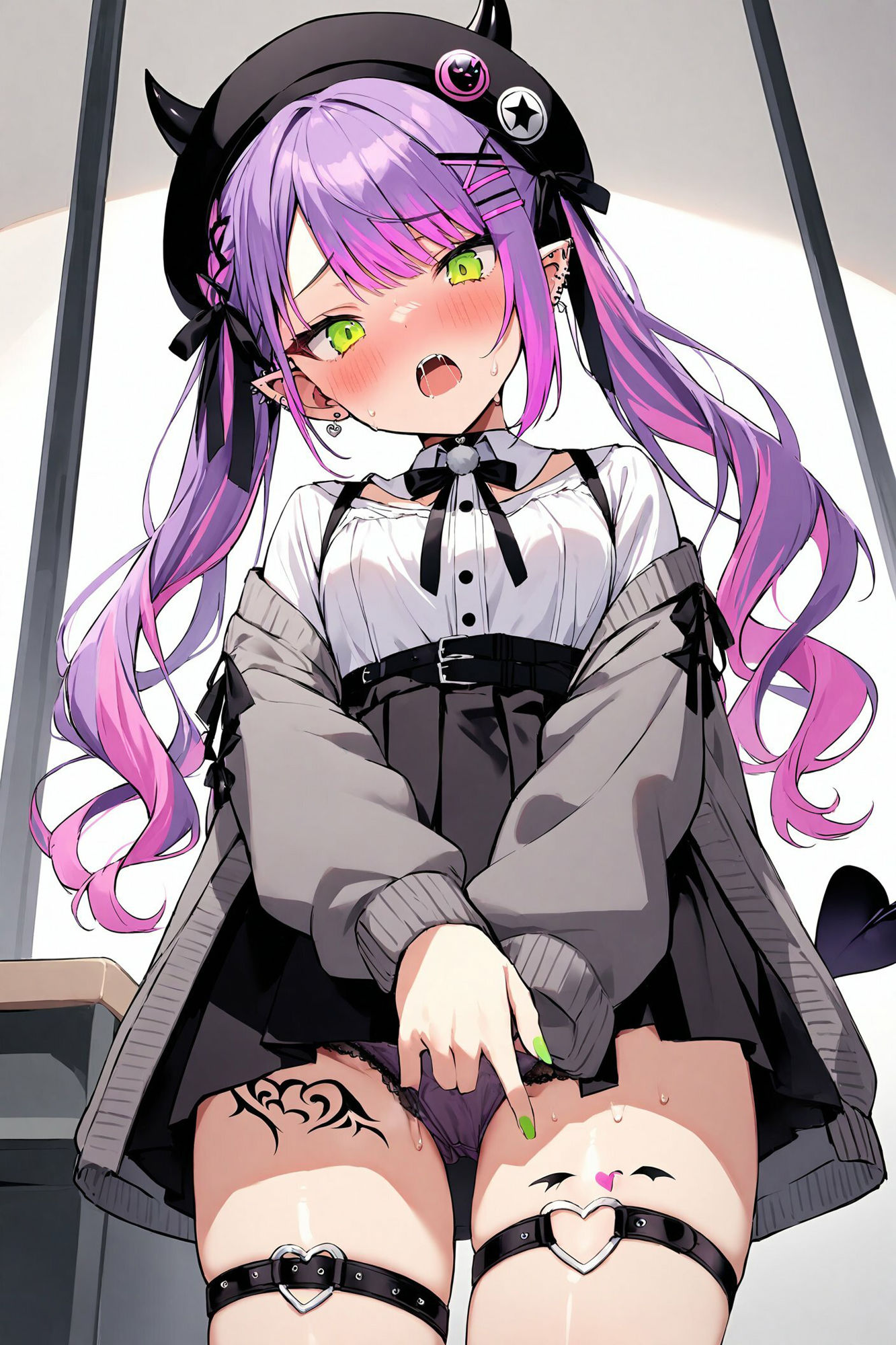 着たままひとりえっち〜常闇トワ編〜の画像9