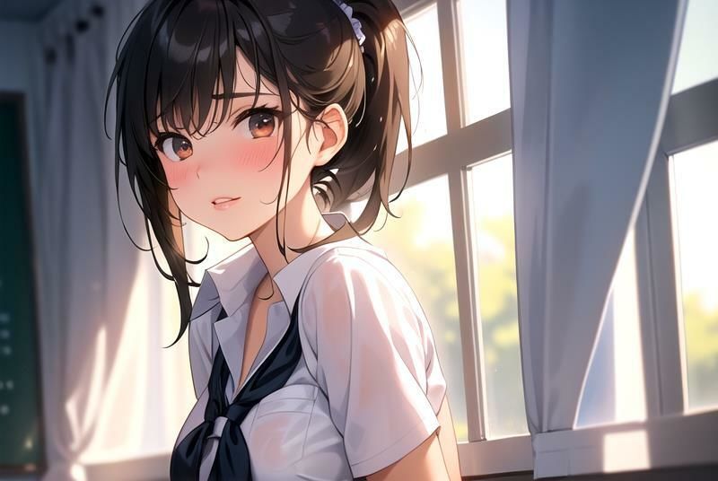 サンプル画像3:【欲望の教室】 誰かに見られてもいい… 広がる欲望 たがが外れた僕らは 求めあい続けた ＃16(娘たちの素肌) [d_439441]