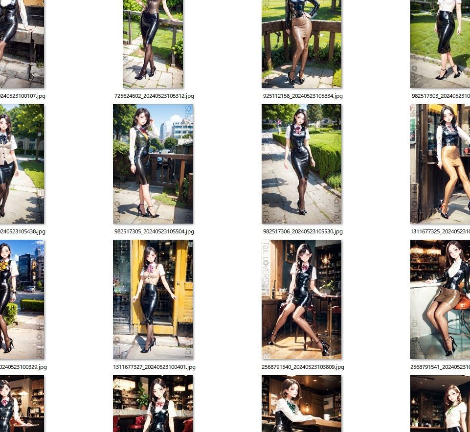 サンプル画像2:ラテックスオフィス部のお姉さん(TAIL LOVERS) [d_439477]