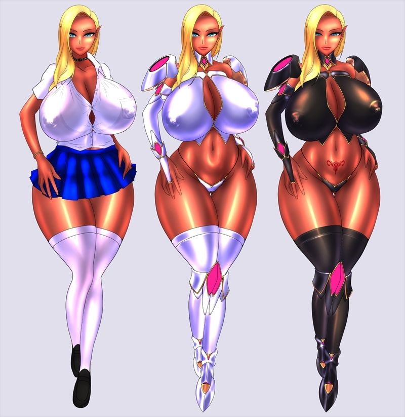 サンプル画像1:淫魔闘姫レオナ -爆乳ギャルのメス堕ち催●NTR-(NaughtyGal Style B) [d_439499]