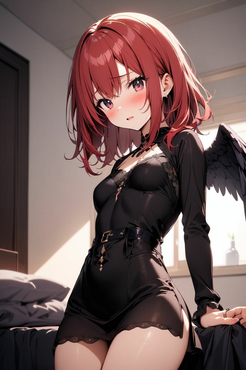 サンプル画像2:天国から来た黒天使は 人間達とSEX三昧(気になるあの娘) [d_439550]