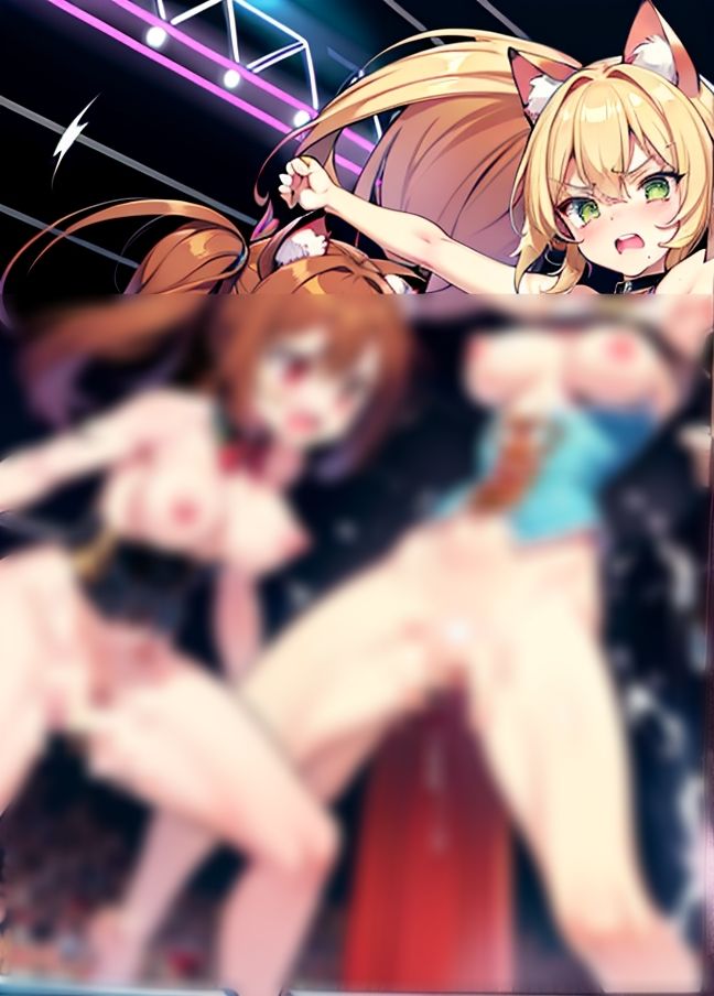 サンプル画像3:ネコミミ！ケモノミミ！女同士のバトル発生中！(コンセントレーション) [d_439586]