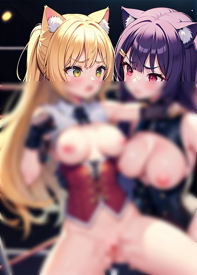 サンプル画像5:ネコミミ！ケモノミミ！女同士のバトル発生中！(コンセントレーション) [d_439586]