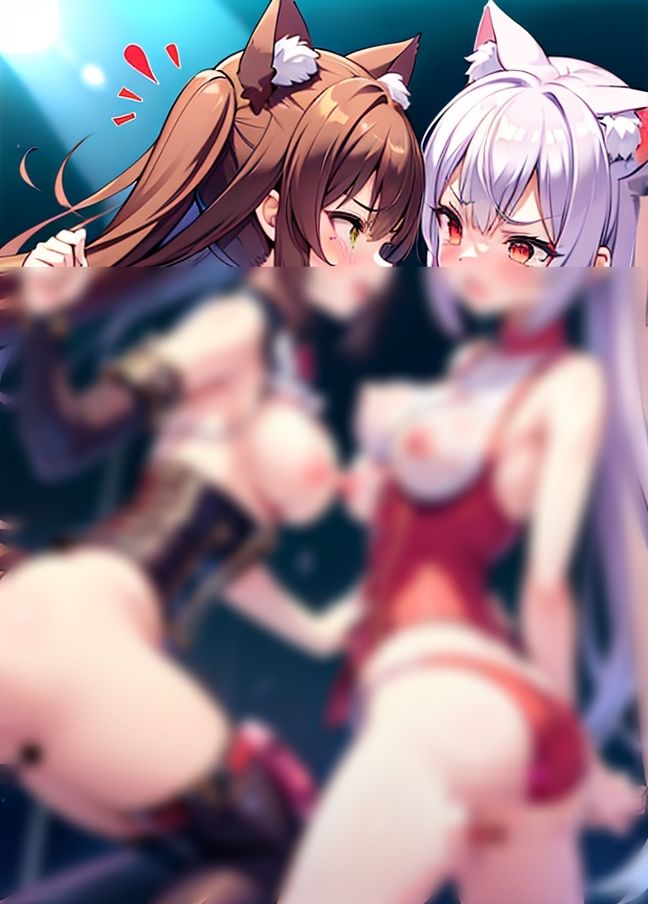 サンプル画像6:ネコミミ！ケモノミミ！女同士のバトル発生中！(コンセントレーション) [d_439586]