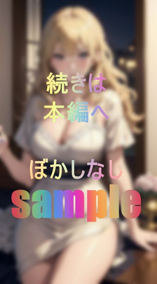 サンプル画像1:金髪で男性にもてそうなイケイケ人妻(帰国子女さきこ) [d_439669]