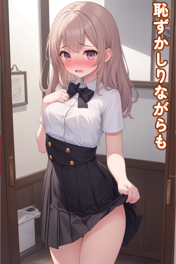 サンプル画像1:恥じらい少女(くじら幻惑亭) [d_439741]