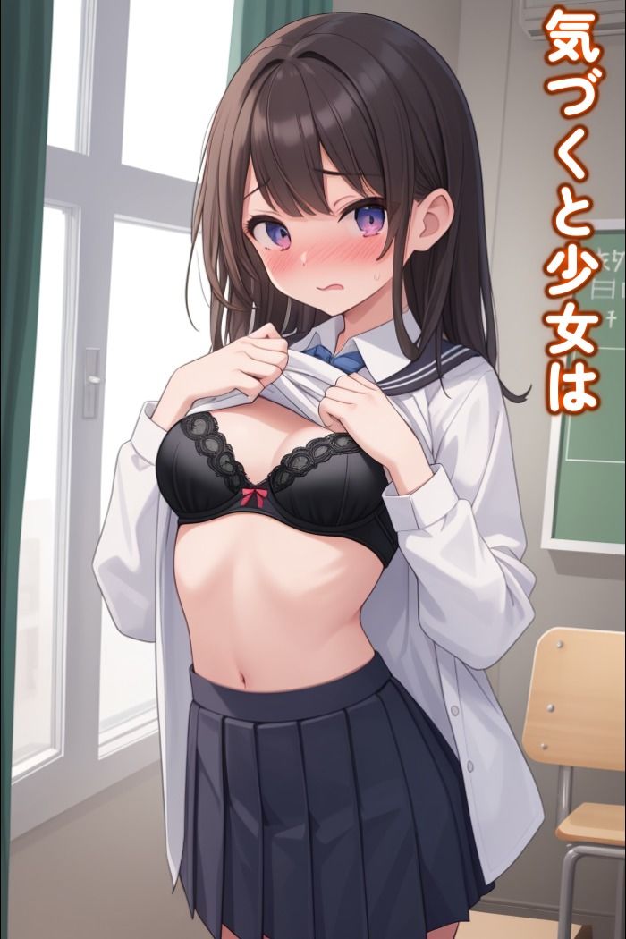 サンプル画像3:恥じらい少女(くじら幻惑亭) [d_439741]