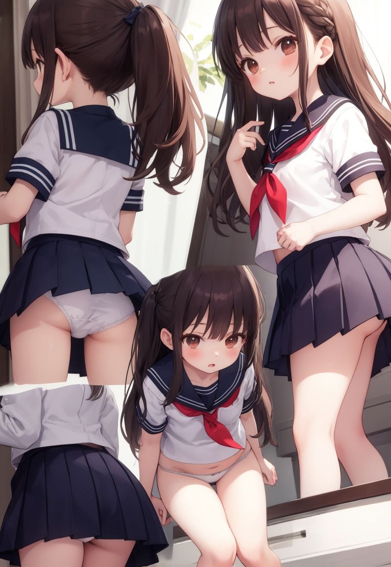 サンプル画像1:いろんな角度 女の子(AI Fairy) [d_439854]