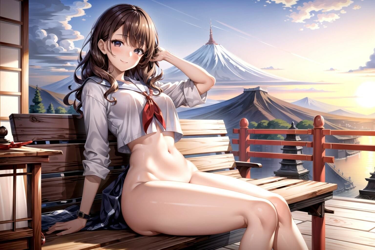 かわいすぎる巨乳美少女の屋外ヌード写真集【1536x1024高画質サイズ！美麗画像厳選200枚以上！パソコン閲覧向け横長画像】の画像6