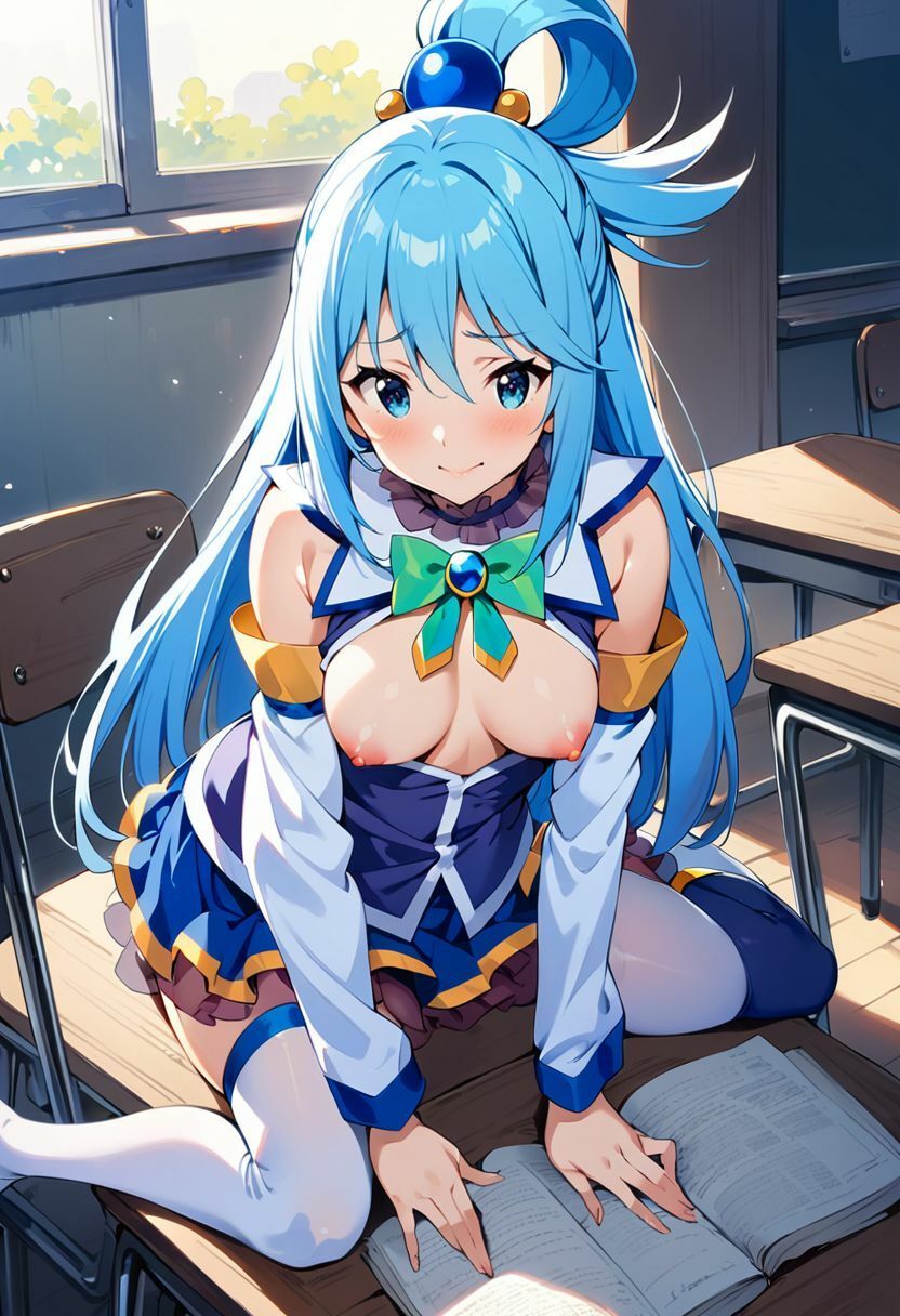 サンプル画像3:駄目神なので学校で勉強してもらいました(FOX_AI漫画部) [d_439888]