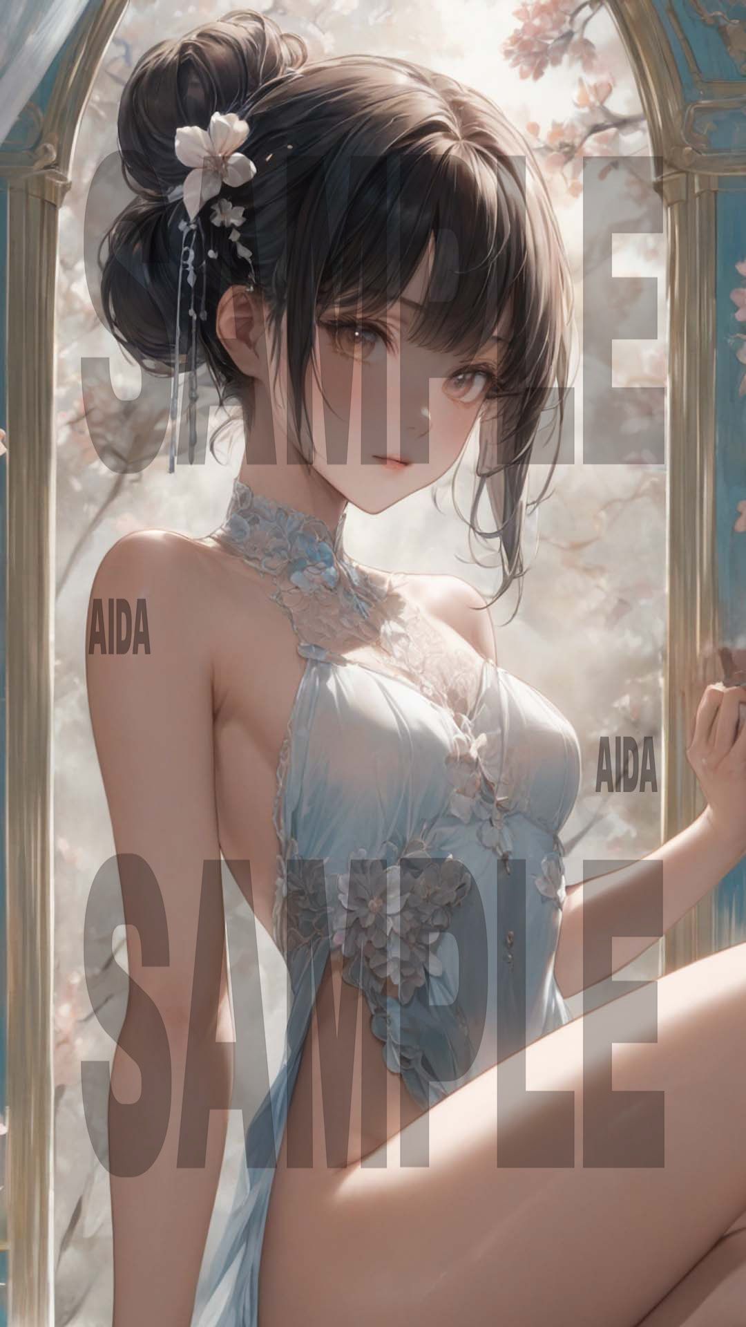 サンプル画像2:感動 AIアート 美女 絵画集 雅 vol 4(AIDA) [d_439894]