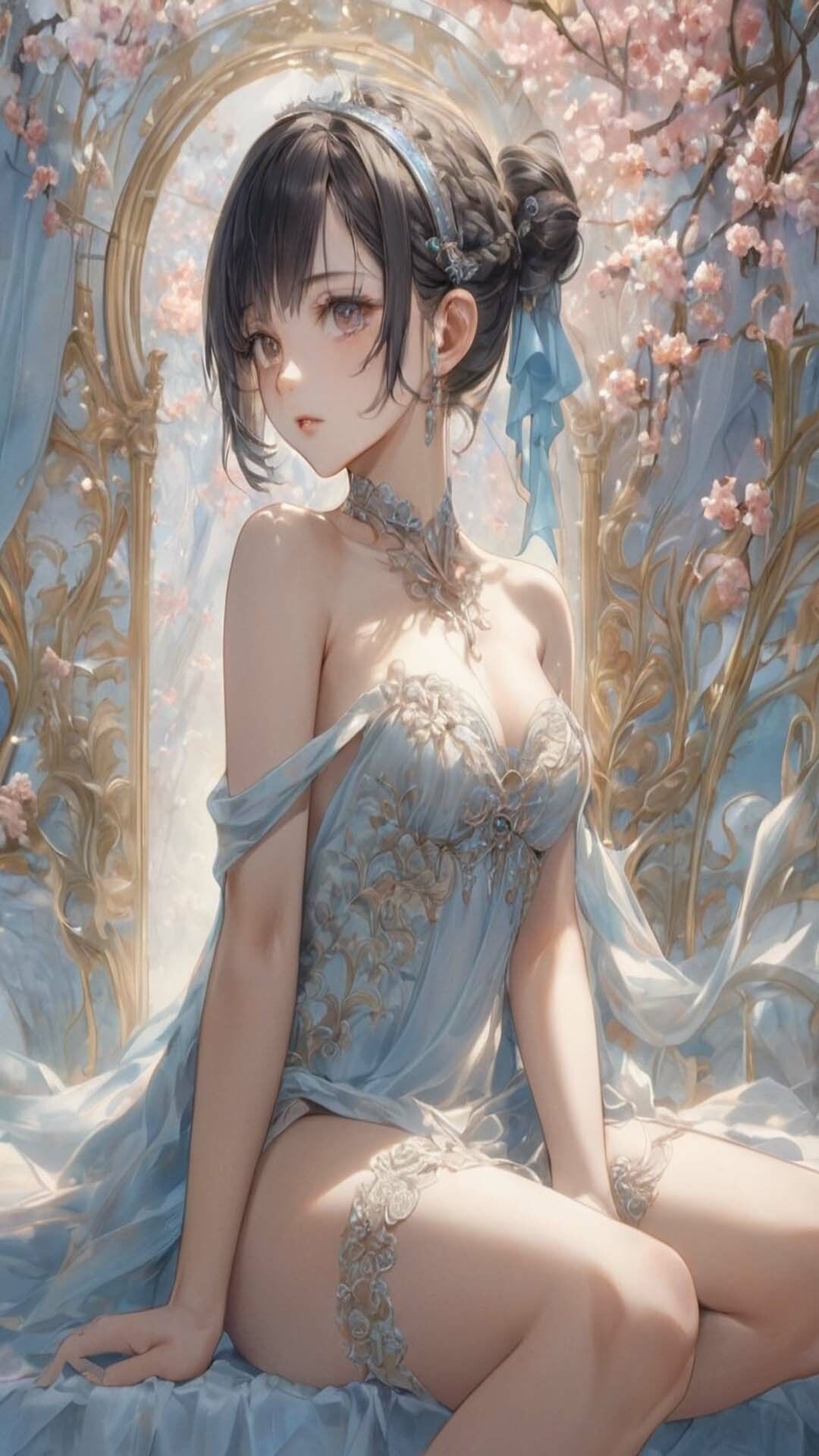 サンプル画像5:感動 AIアート 美女 絵画集 雅 vol 5(AIDA) [d_439906]