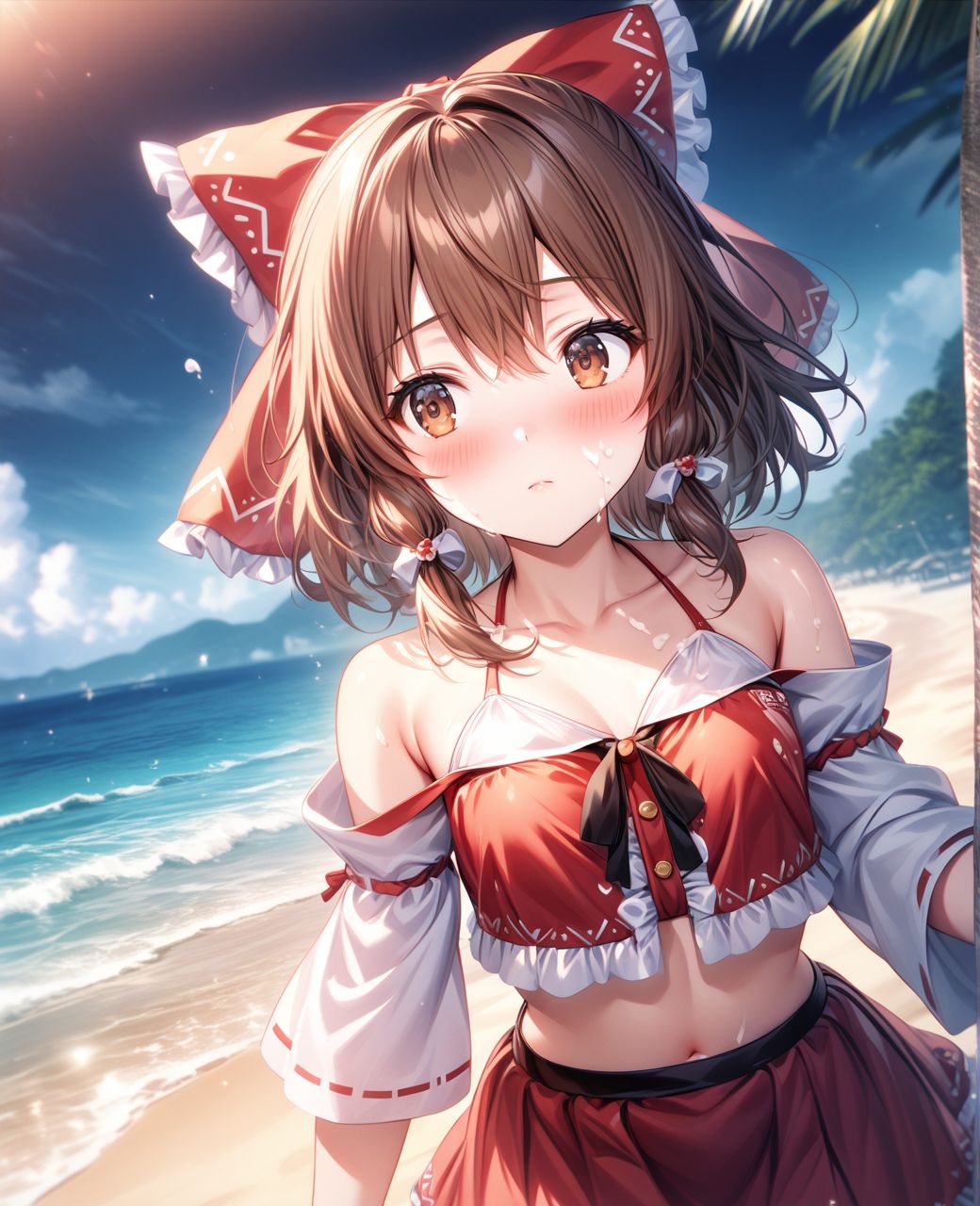 サンプル画像1:美少女〇〇まみれ・博麗霊夢（東方）(Aark 2nd) [d_439942]