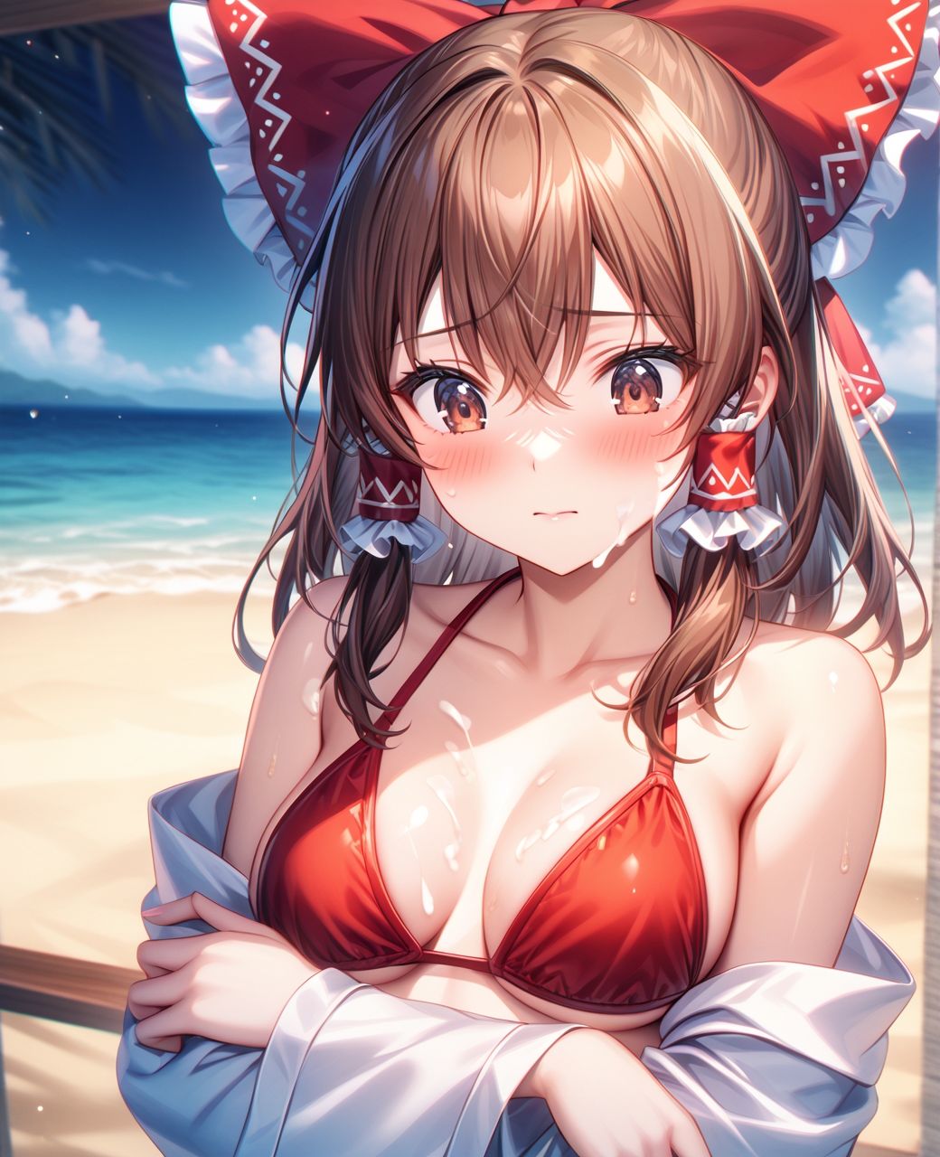 サンプル画像6:美少女〇〇まみれ・博麗霊夢（東方）(Aark 2nd) [d_439942]