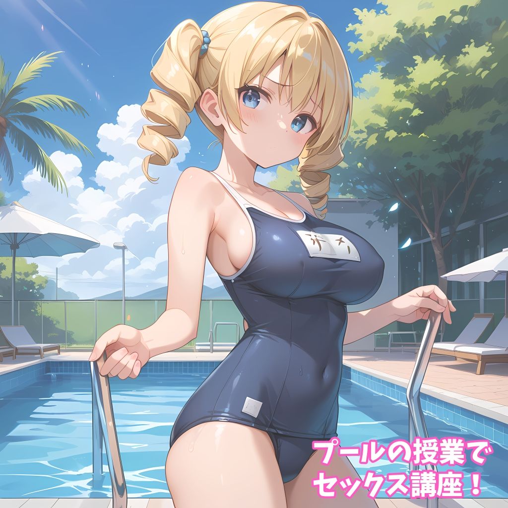 サンプル画像1:プールの授業でセックス講座！ 高画質CG＆オマケVOICE付動画(FSTAR-project-α) [d_439975]