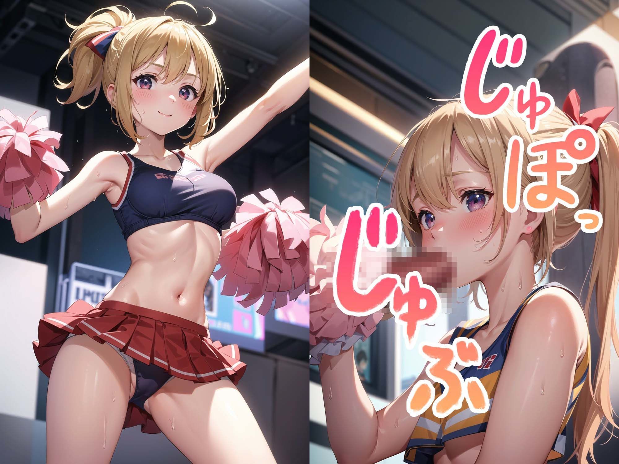 サンプル画像4:美少女チアガールにエロイことしてもらった(駆け抜けて性春) [d_439983]