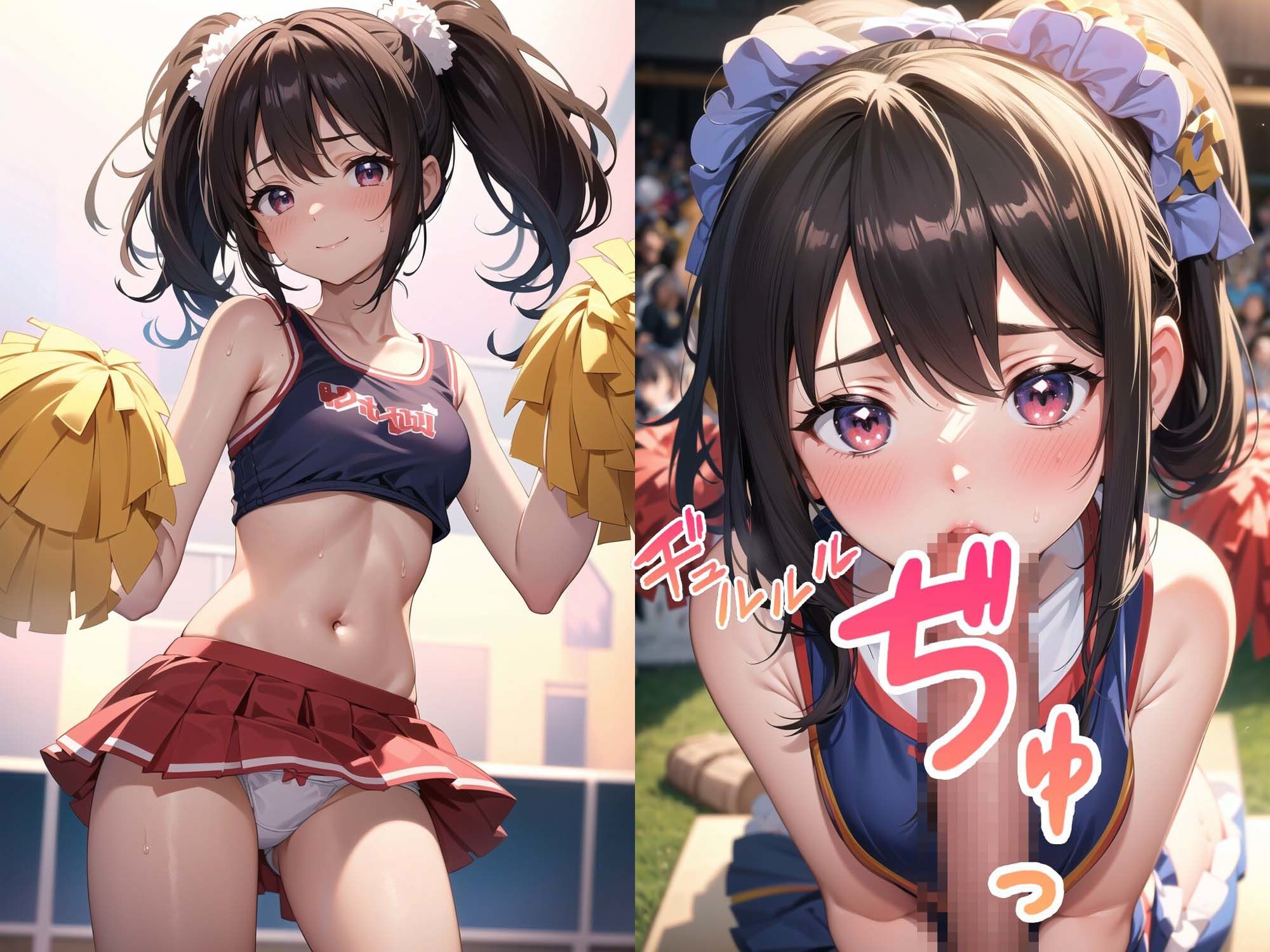 サンプル画像5:美少女チアガールにエロイことしてもらった(駆け抜けて性春) [d_439983]