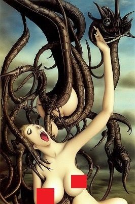 サンプル画像1:ホラーアート:巨乳の叫び（3選）(MUTANTITS) [d_440003]